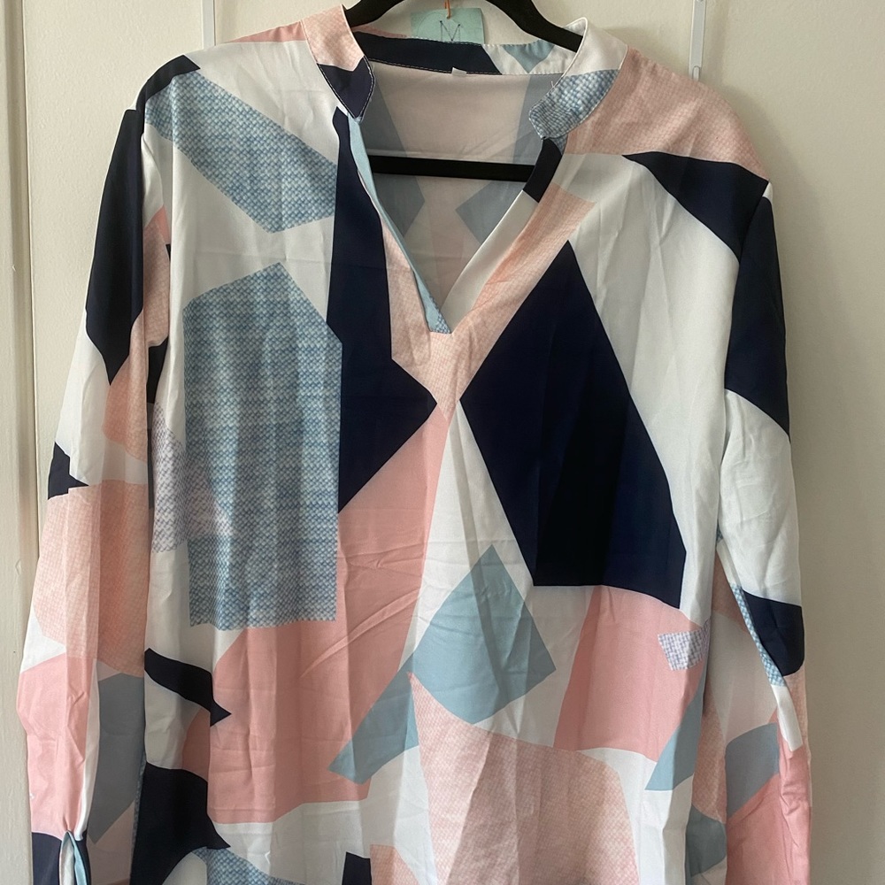 Women’s long sleeve work blouse